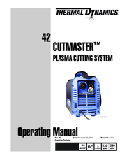 Thermal dynamics 42 CUTMASTER Manuals | ManualsLib