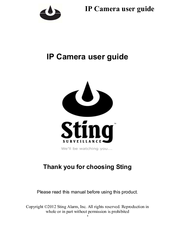 Sting IP Camera User Manual