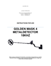 ALEX359 GOLDEN MASK 4 Instructions For Use Manual
