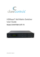 Clare Controls CM-MT8810-BT-70 User Manual