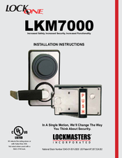 LockMaster LKM700 Installation Instructions Manual
