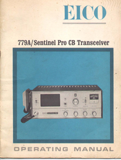 Eico 779A Sentinel Pro Operating Manual
