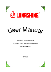Longshine LCS-WRM-3214 User Manual