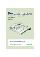 Siemens OpenStage 30 T User Manual