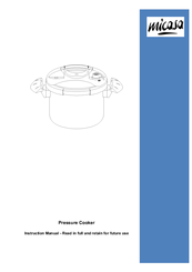 Misaca Pressure Cooker Instruction Manual