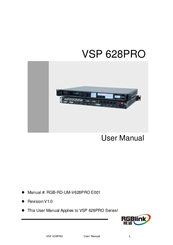 RGBlink VSP 628PRO User Manual