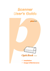 Plustek OpticBook 4600 User Manual