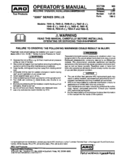 ARO 7855-E Operator's Manual