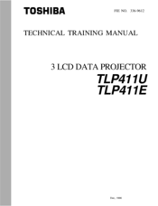 Toshiba TLP411U Technical Training Manual