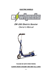 ELECTRIC WHEELS EW-280 Owner's Manual
