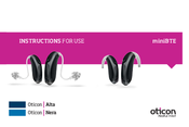 oticon miniBTE Alta Instructions For Use Manual
