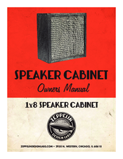 Zeppelin 1x8 Cabinet Owner's Manual