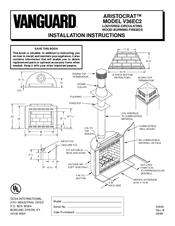 Vanguard ARISTOCRAT V36EC2 Installation Instructions Manual