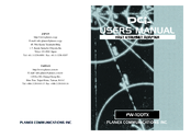 Planex FW-100TX User Manual