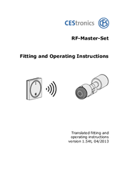 CEStronics RF-Master-Set Fitting And Operating Instructions