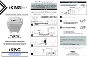 King Flex VQ2100 Quick Reference Manual