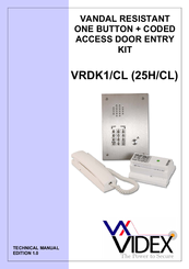 Videx VRDK1/CL Technical Manual
