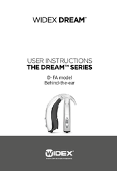 Widex THE DREAM D-FA P User Instructions