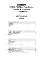 Ltl Acorn AG-680M Series User Manual