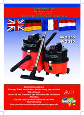 Numatic AVQ 380 Owner's Instructions Manual