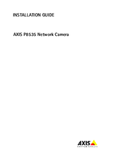 Axis P8535 Installation Manual