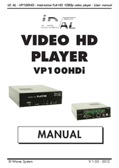 I.D. AL VP100HDi User Manual