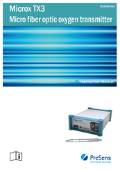 PreSens Microx TX3 Instruction Manual
