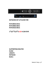 Rayvision US811/RVH1008 Network Setup Manual