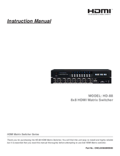 A-Neuvideo HD-88 Instruction Manual
