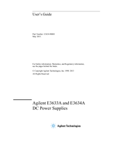 Agilent Technologies E3634a Manuals Manualslib