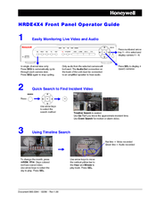 Honeywell HRDE4X4 Operator's Manual