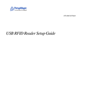 ThingMagic USB RFID Reader Setup Manual