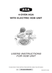 AGA 4-oven User Instructions