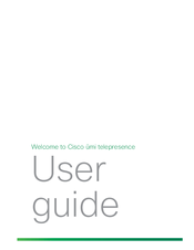 Cisco umi telepresence User Manual