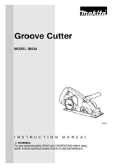 Makita 3803A Instruction Manual
