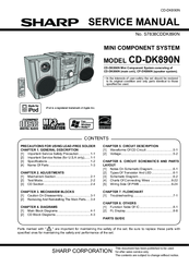Sharp CD-DK890N Service Manual