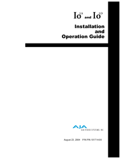 AJA IO LA Installation And Operation Manual