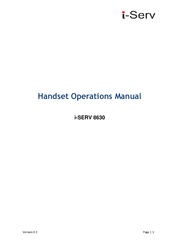 i-SERV 8630 Operation Manual
