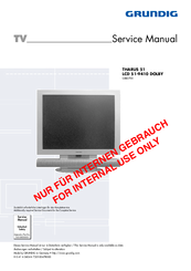 Grundig THARUS 51 LCD 51-9410 DOLBY Service Manual