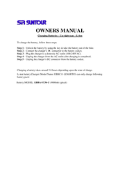 SR Suntour EBBA-ST36-U Owner's Manual