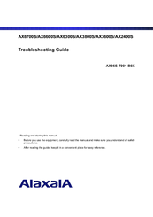 Alaxala AX2400S series Troubleshooting Manual