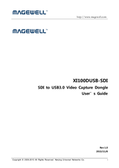 Magewell XI100DUSB-SDI User Manual