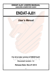 Unicorn Computer ENDAT-AJ01 User Manual