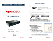 Opengear IP Power 9258 Quick Start User Manual