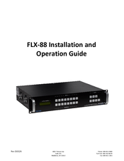 Intelix FLX-1616 Installation And Operation Manual
