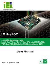 IEI Technology IMB-9452 User Manual