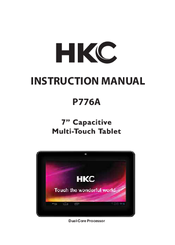 HKC P776A Instruction Manual