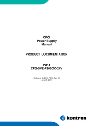 Kontron PD14 Product Documentation