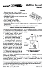 Heath Zenith Lighting Control Panel Quick Start Manual
