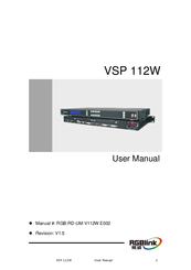 RGBlink VSP 112W User Manual